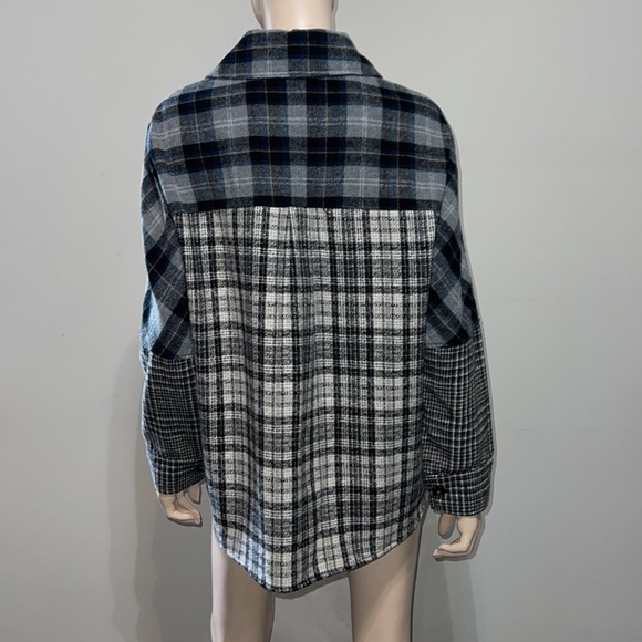 THML Plaid Button Up Jacket M - Picture 5 of 11